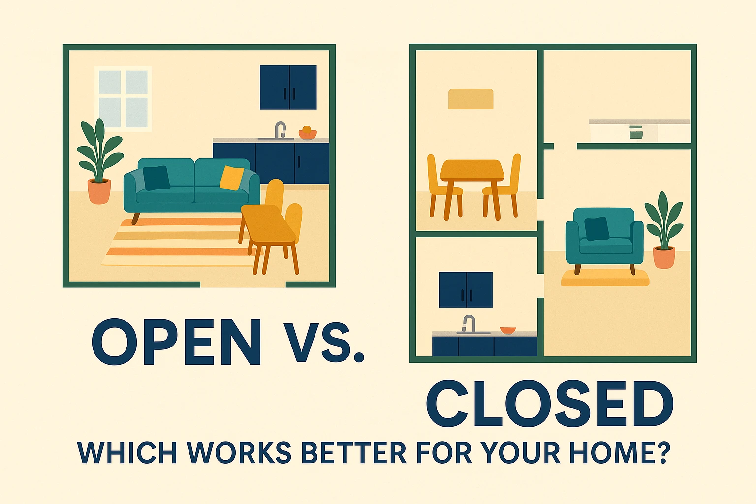Open vs. Closed Layouts: Which Works Better for Your Home?