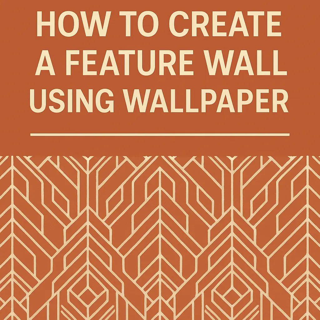 How to Create a Feature Wall Using Wallpaper